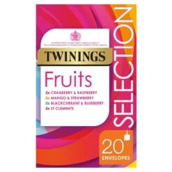 Twinings Fruits Tea Selection 20 Per Pack(Twinings Selection Fruit 25 Teabags 50g)