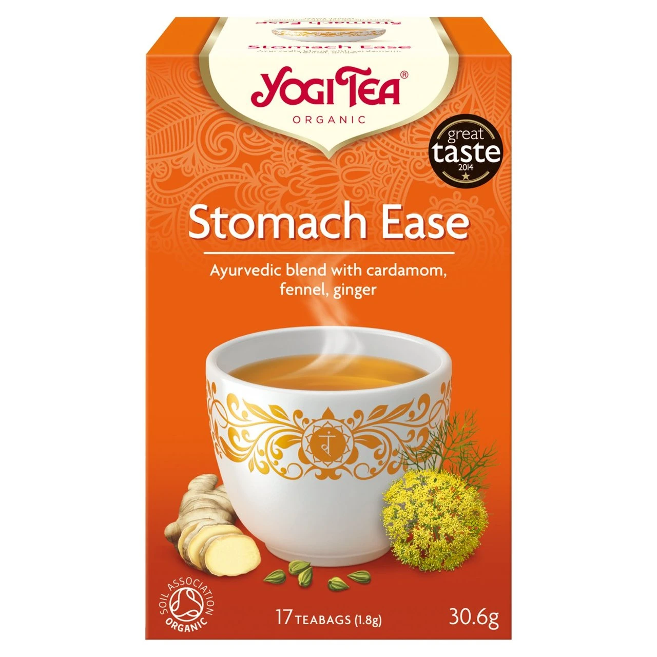 Yogi Tea Stomach Ease Organic Tea Bags 17 Per Pack(Yogi Tea Stomach Ease Organic 30g) 1 Yogi Tea Stomach Ease Organic Tea Bags 17 Per Pack(Yogi Tea Stomach Ease Organic 30g)