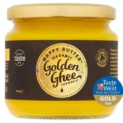 Happy Butter Organic Cultured Turmeric Ghee 300g(Happy Butter Organic Cultured Turmeric Ghee 300g)