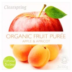 Clearspring Organic Apple & Apricot Dessert 2 X 100g(Clearspring Organic Apple Apricot Dessert 2 X 100g)
