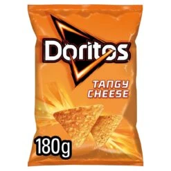 Doritos Tangy Cheese Tortilla Chips 180g(Doritos Tangy Cheese 200g)