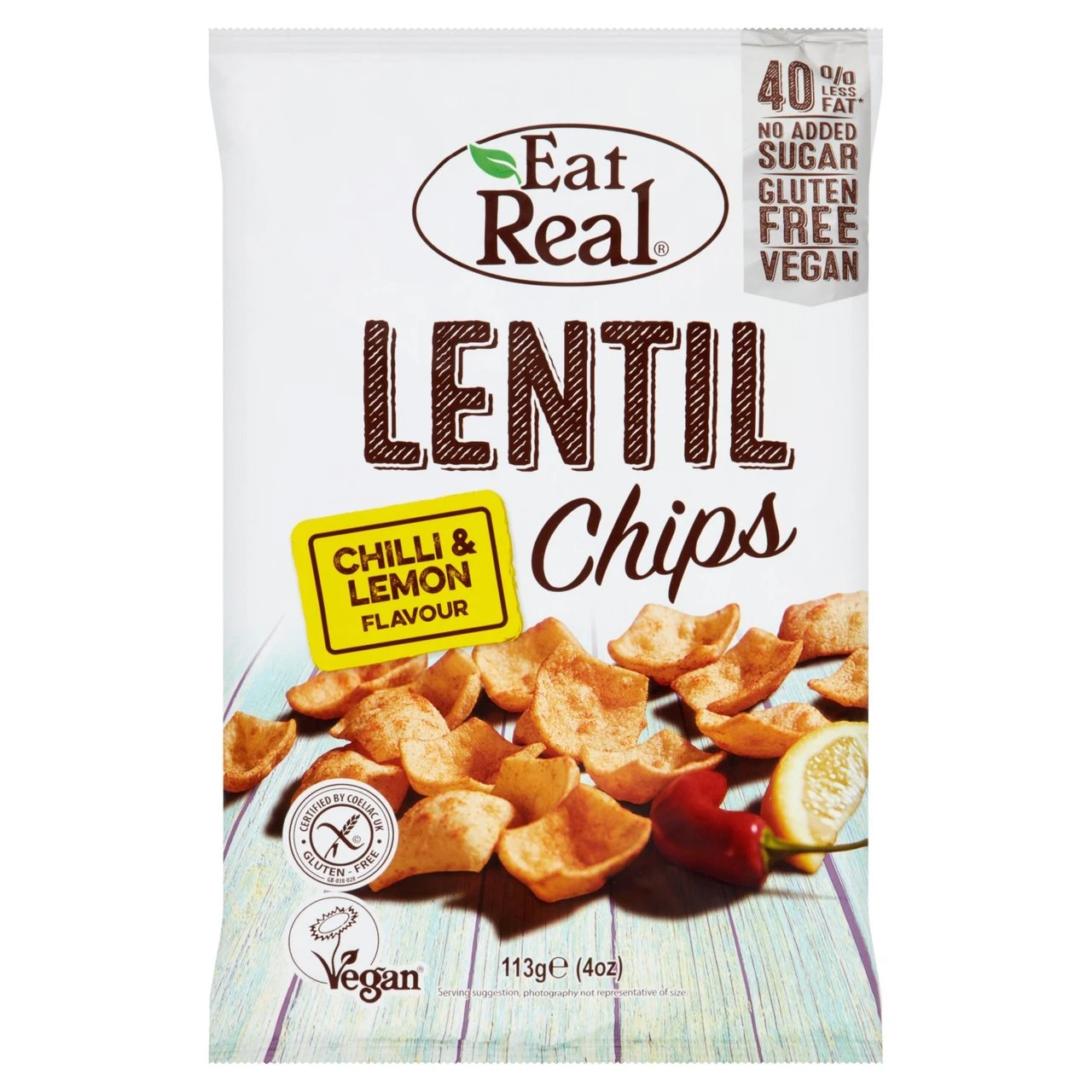 Eat Real Lentil Chilli & Lemon Flavoured Chips 113g(Eat Real Lentil Chilli Lemon Flavoured Chips 113g) 1 Eat Real Lentil Chilli & Lemon Flavoured Chips 113g(Eat Real Lentil Chilli Lemon Flavoured Chips 113g)