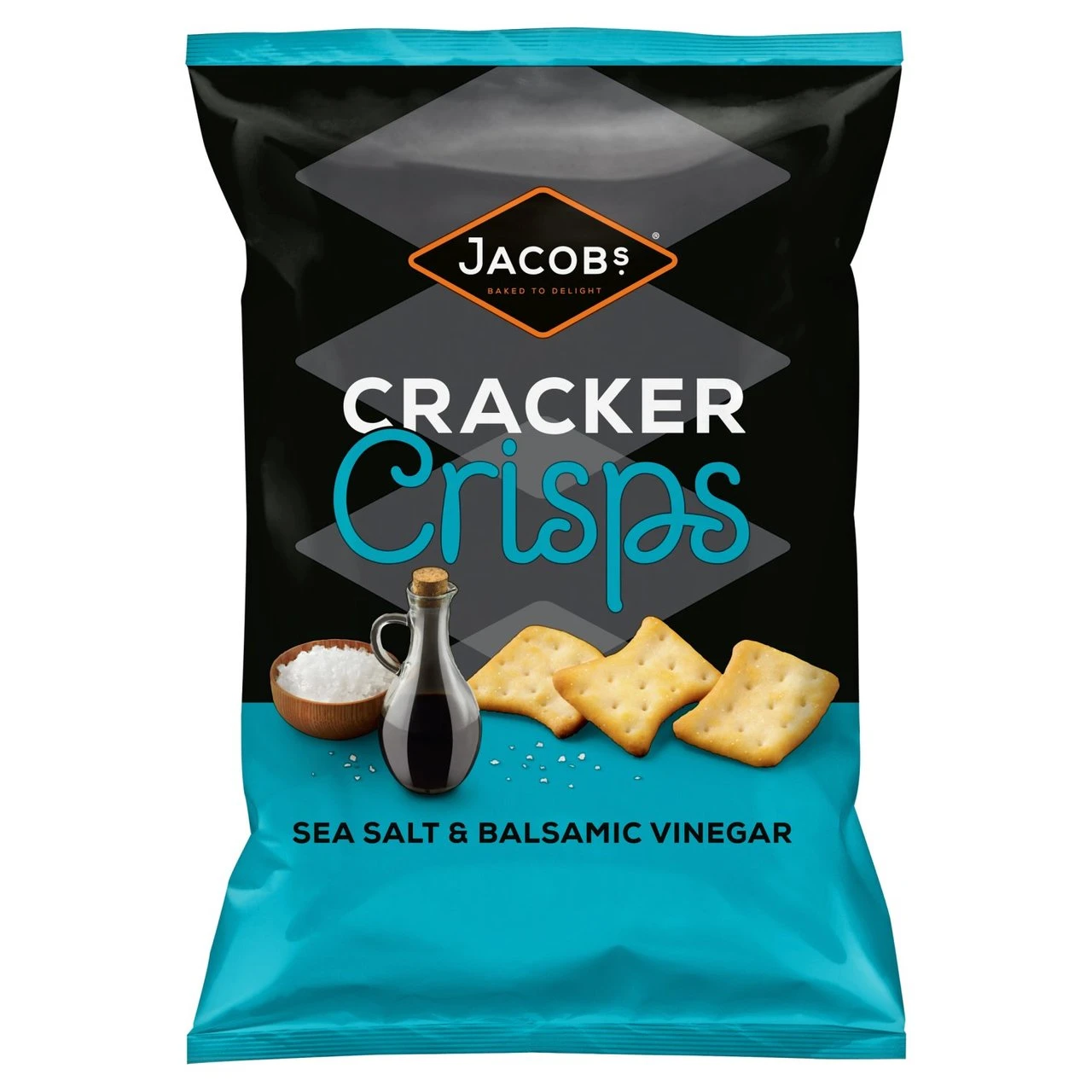 Jacob's Cracker Crisps Sea Salt & Balsamic Vinegar 150g(Jacobs Cracker Crisps Sea Salt Balsamic Vinegar 150g) 1 Jacob's Cracker Crisps Sea Salt & Balsamic Vinegar 150g(Jacobs Cracker Crisps Sea Salt Balsamic Vinegar 150g)