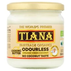 Tiana Fair Trade Organics Pure Virgin Coconut Cooking Butter 350ml(Tiana Fair Trade Organics Pure Virgin Coconut Cooking Butter 350ml)