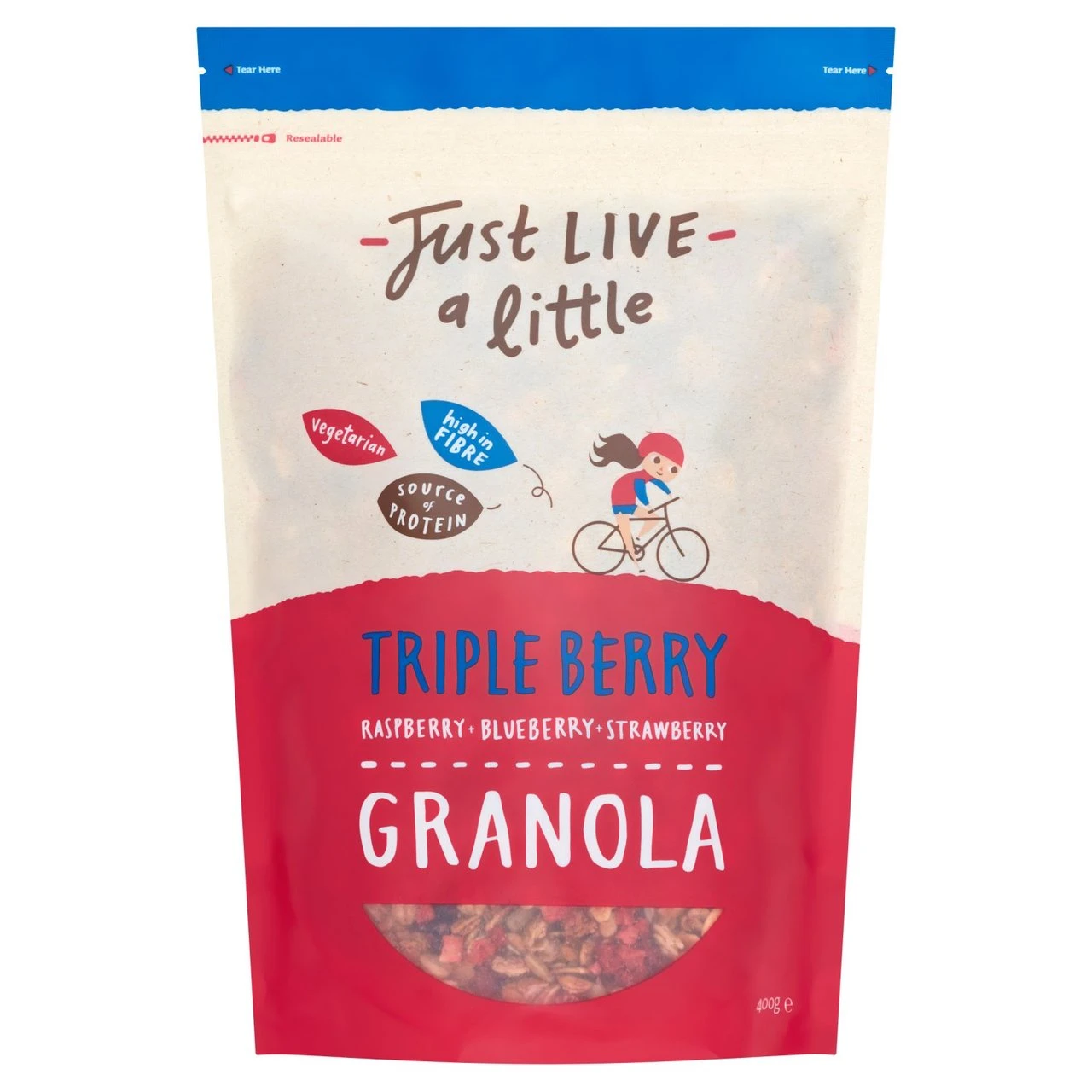 Just Live A Little Oaty Berry Granola 400g(Just Live A Little Oatyberry Granola 400g) 1 Just Live A Little Oaty Berry Granola 400g(Just Live A Little Oatyberry Granola 400g)