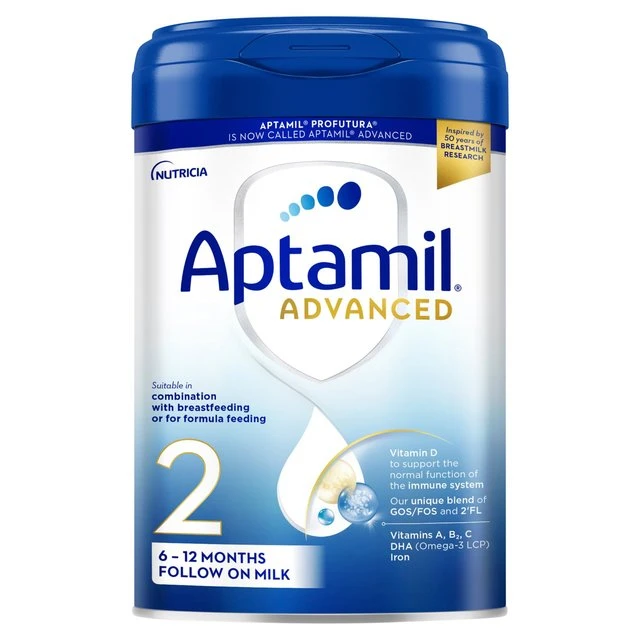 Aptamil Advanced 2 Follow On Baby Milk Powder, 6 - 12 Mths 800g(Aptamil With Pronutra Follow On Milk Stage 2 From 6 Months 900g) 1 Aptamil Advanced 2 Follow On Baby Milk Powder, 6 - 12 Mths 800g(Aptamil With Pronutra Follow On Milk Stage 2 From 6 Months 900g)