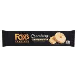 Fox's Biscuits Chocolatey White Chocolate Rounds 130g(Foxs White Chocolate Rounds 130g)