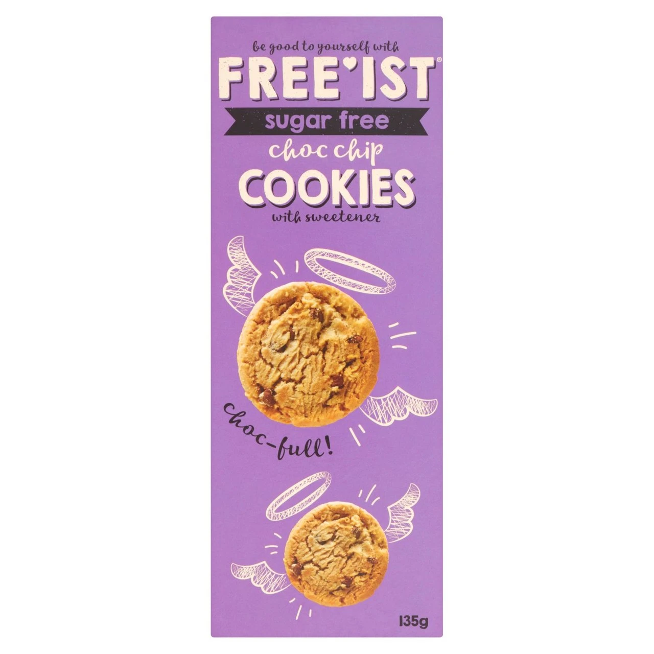 Free'ist Sugar Free Chocolate Chip Cookies 135g(Freeist Sugar Free Chocolate Chip Cookies 135g) 1 Free'ist Sugar Free Chocolate Chip Cookies 135g(Freeist Sugar Free Chocolate Chip Cookies 135g)