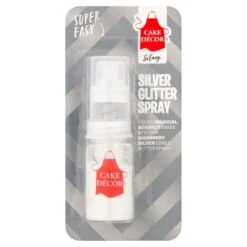 Cake Decor Silver Glitter Spray 4g(Cake Decor Silver Glitter Spray 4g)