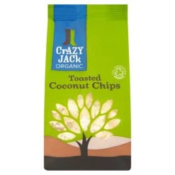 Crazy Jack Organic Toasted Coconut Chips 100g(Crazy Jack Organic Toasted Coconut Chips 100g)