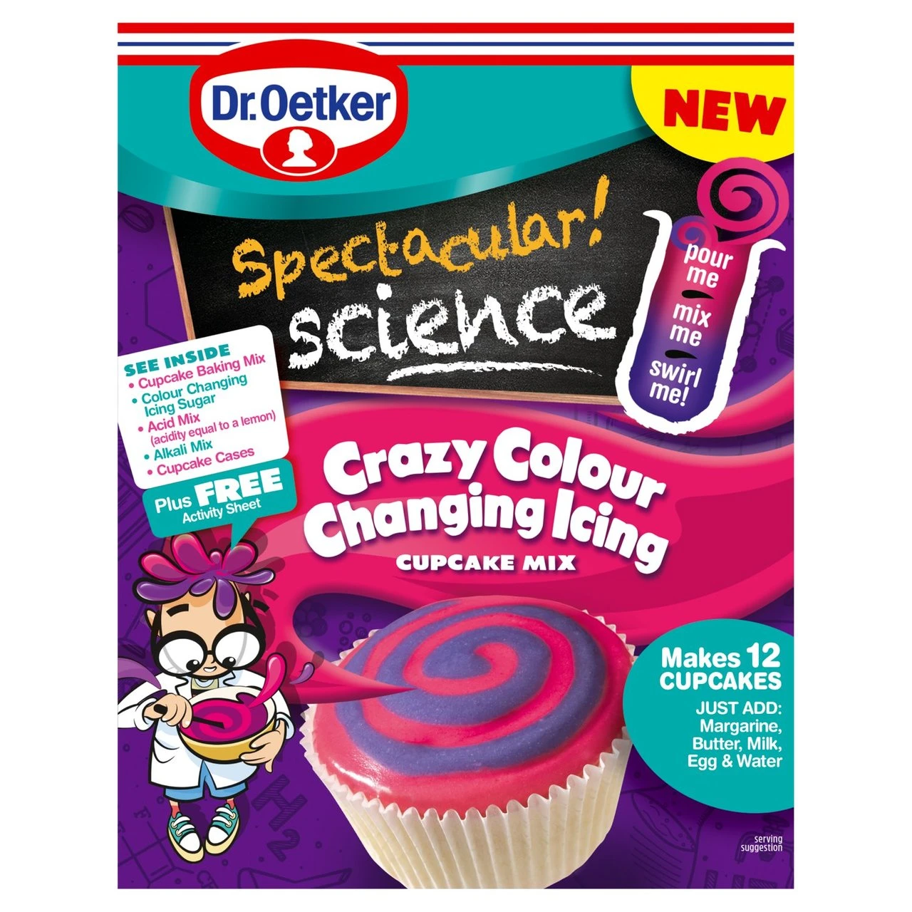 Dr. Oetker Spectacular Science Colour Change Baking Kit 295g(Dr Oetker Spectacular Science Colour Change Baking Kit 295g) 1 Dr. Oetker Spectacular Science Colour Change Baking Kit 295g(Dr Oetker Spectacular Science Colour Change Baking Kit 295g)