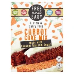 Free & Easy Free From Gluten Dairy Yeast Free Carrot Cake Mix 350g(Free Easy Free From Gluten Dairy Yeast Free Carrot Cake Mix 350g)
