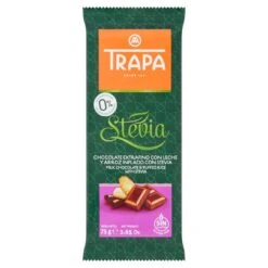 Trapa Milk Chocolate With Puffed Rice With Stevia 75g(Trapa Milk Chocolate With Puffed Rice With Stevia 75g)