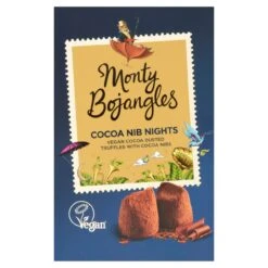 Monty Bojangles Cocoa Nib Nights Vegan Truffles 180g(Monty Bojangles Cocoa Nib Nights Vegan Truffles 180g)
