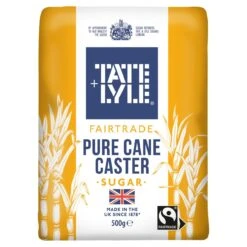 Tate & Lyle Fairtrade Caster Sugar 500g(Tate Lyle Fairtrade Caster Sugar 500g)