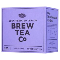 Brew Tea Co CO2 Decaffeinated Tea Loose Leaf Tea 226g(Brew Tea Co Co2 Decaffeinated Tea Loose Leaf Tea 226g)
