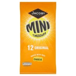 Jacob's Cheese Mini Cheddars 12 X 25g(Jacobs Cheese Mini Cheddars 25g X 12 Per Pack)