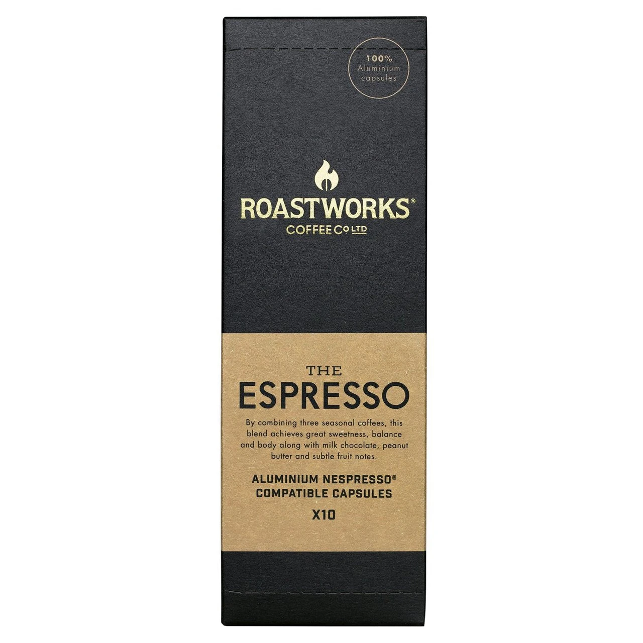 Roastworks Espresso Nespresso Compatible Capsules 10 Per Pack(Roastworks Espresso Nespresso Compatible Capsules 10 Per Pack) 1 Roastworks Espresso Nespresso Compatible Capsules 10 Per Pack(Roastworks Espresso Nespresso Compatible Capsules 10 Per Pack)