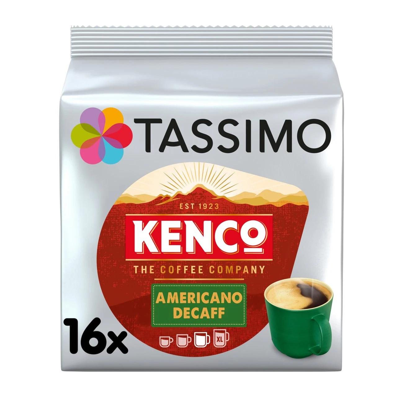 Tassimo Kenco Americano Decaff Coffee Pods 16 Per Pack(Tassimo Kenco Americano Decaff Coffee Pods 16 Per Pack) 1 Tassimo Kenco Americano Decaff Coffee Pods 16 Per Pack(Tassimo Kenco Americano Decaff Coffee Pods 16 Per Pack)