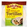 Old El Paso Super Soft Flour Tortilla Fajitas Family Pack 12 Per Pack(Old El Paso 12 X Soft Flour Tortillas 489g)