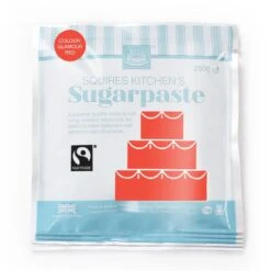 Squires Kitchen Red Fairtrade Sugarpaste Ready To Roll 250g(Squires Kitchen Red Fairtrade Sugarpaste Ready To Roll 250g)