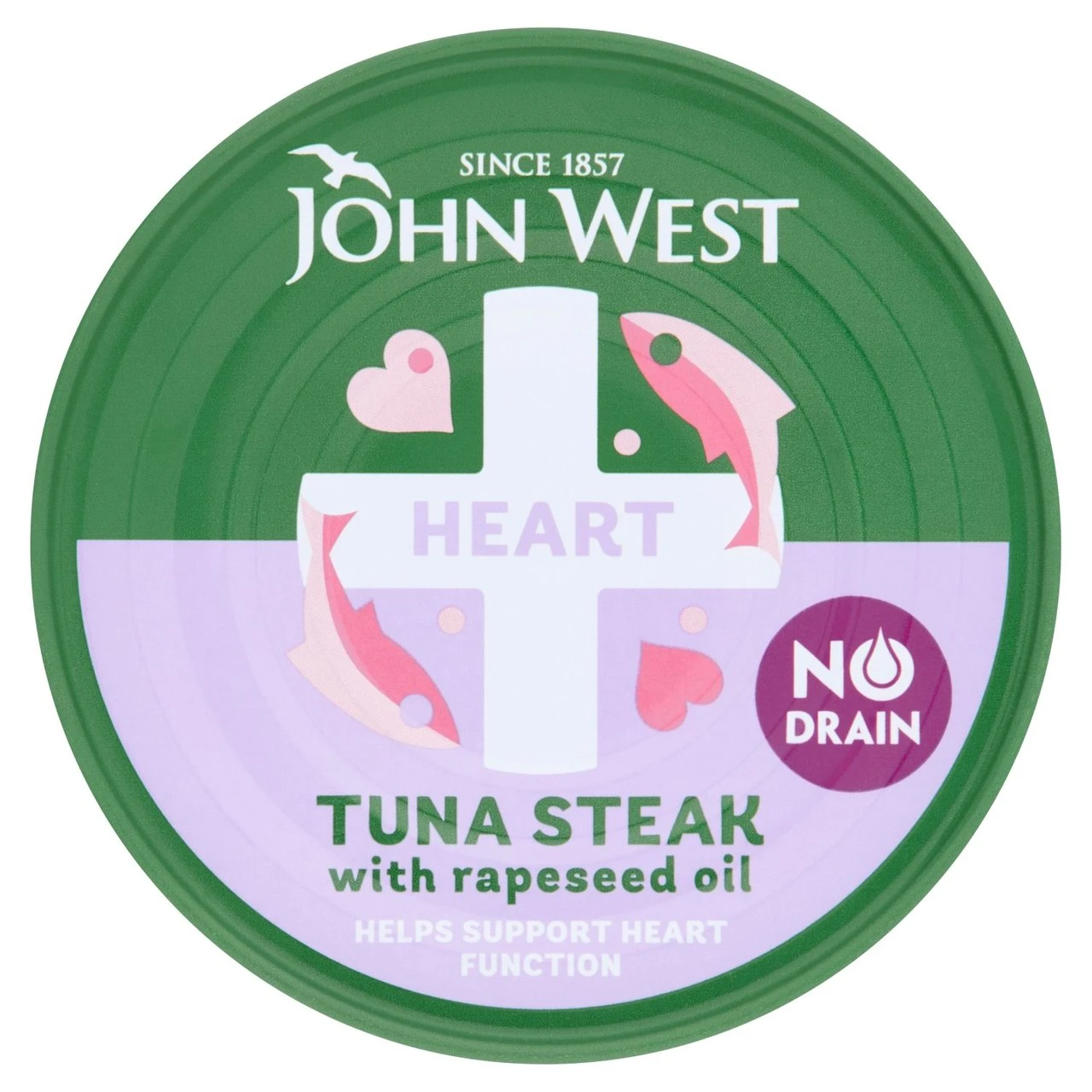 John West Heart No Drain Tuna Steak With Rapeseed Oil 110g(John West Heart No Drain Tuna Steak With Rapeseed Oil 110g) 1 John West Heart No Drain Tuna Steak With Rapeseed Oil 110g(John West Heart No Drain Tuna Steak With Rapeseed Oil 110g)