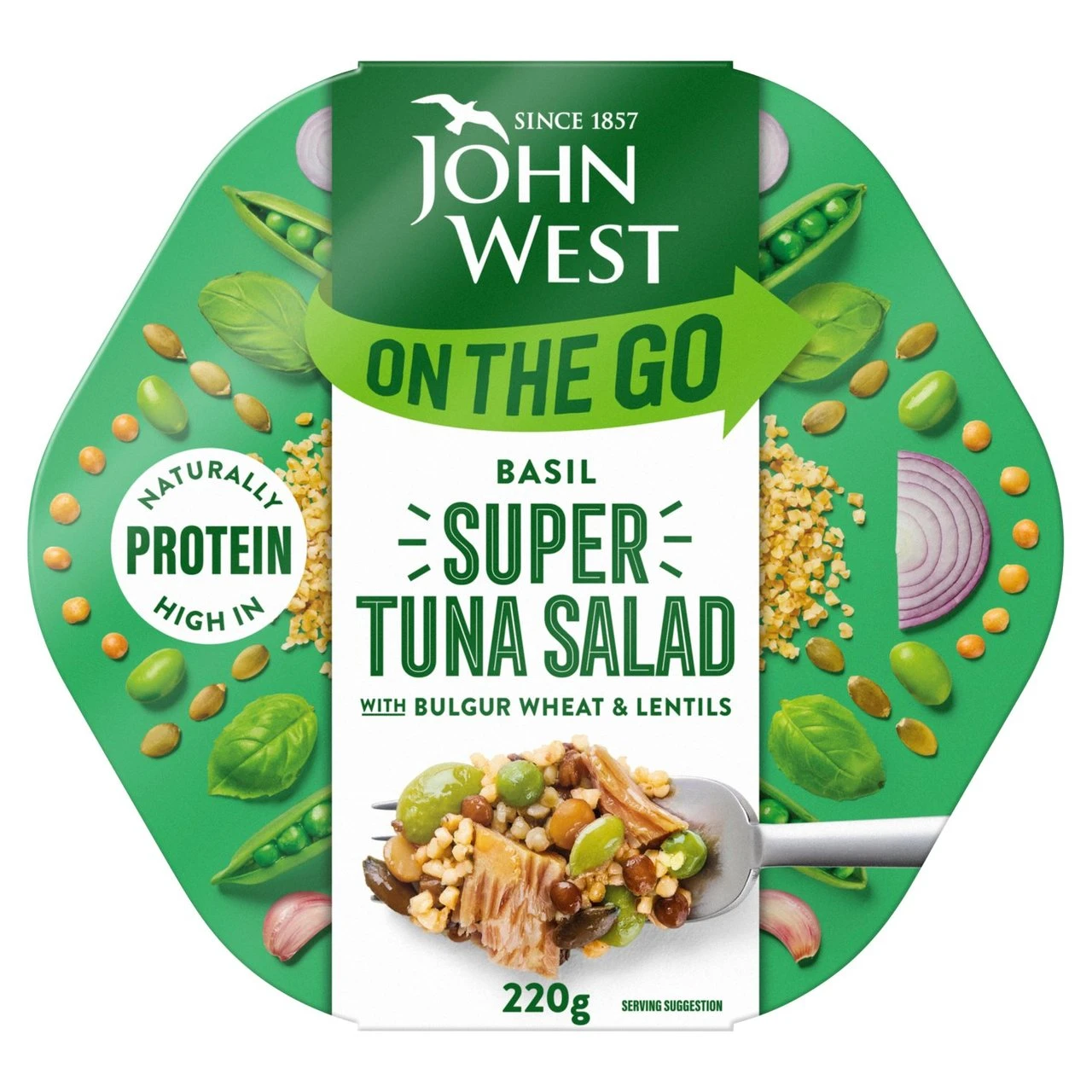 John West On The Go Tuna Basil Super Salad 220g(John West On The Go Tuna Basil Super Salad 220g) 1 John West On The Go Tuna Basil Super Salad 220g(John West On The Go Tuna Basil Super Salad 220g)