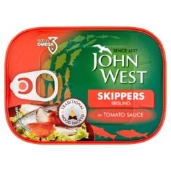 John West Skippers Brisling In Tomato Sauce 106g(John West Skippers Brisling In Tomato Sauce 106g)