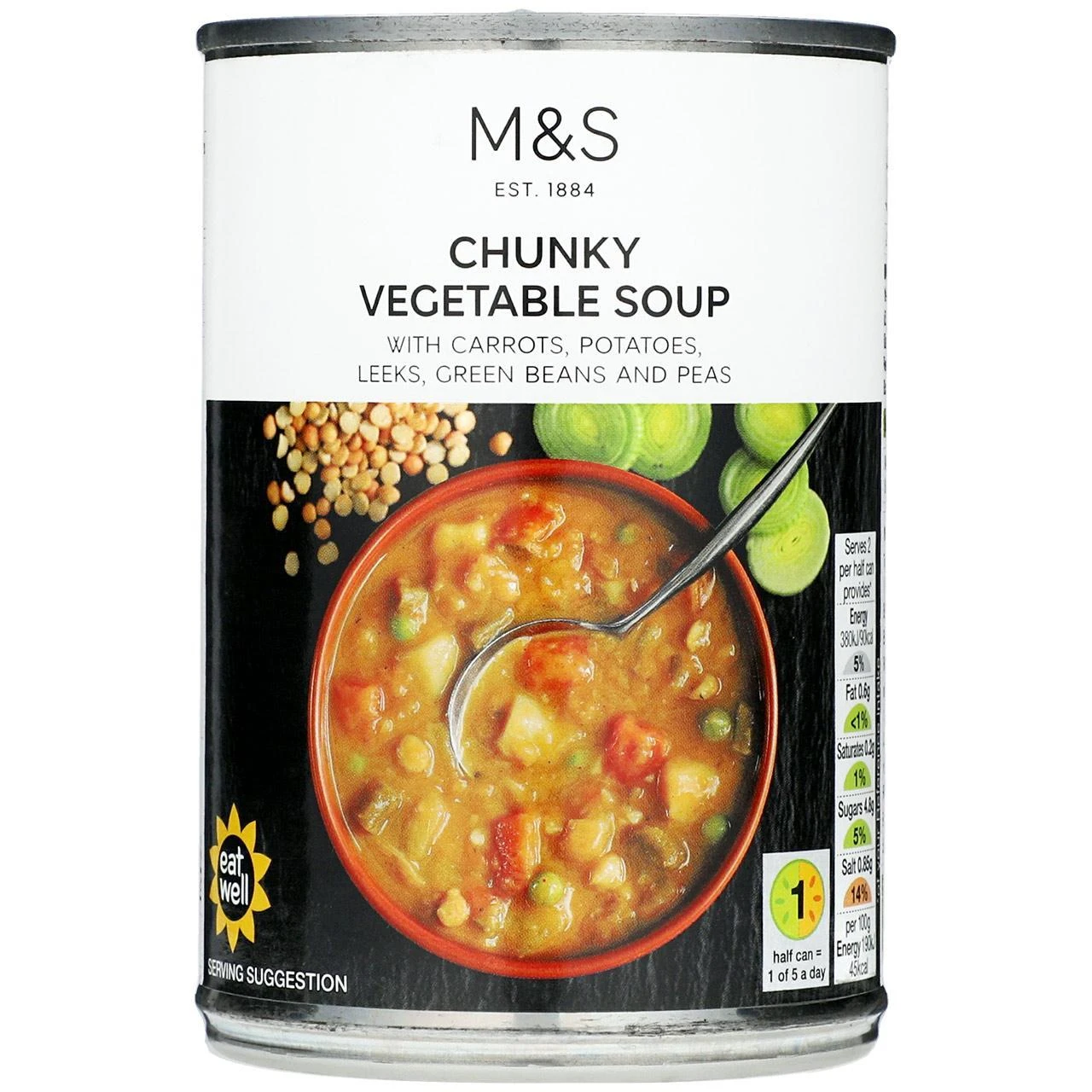 M&S Chunky Vegetable Soup 400g(M S Chunky Vegetable Soup 400g) 1 M&S Chunky Vegetable Soup 400g(M S Chunky Vegetable Soup 400g)
