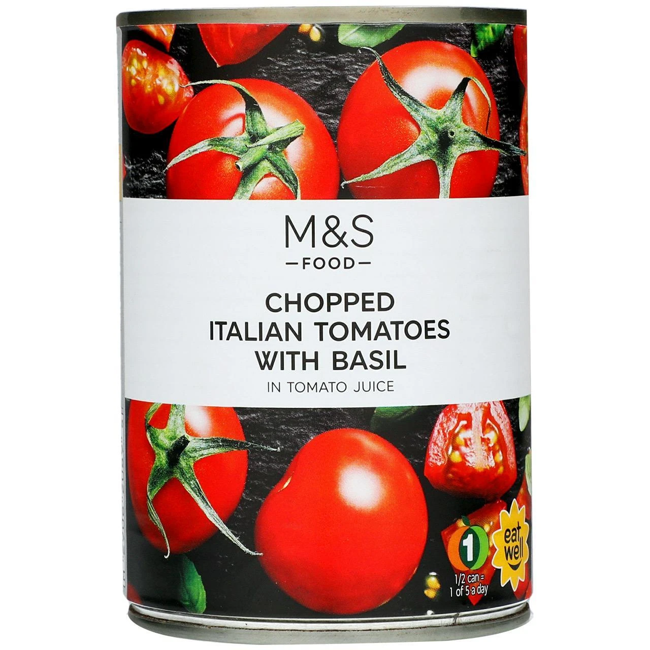 M&S Italian Chopped Tomatoes With Basil 400g(M S Italian Chopped Tomatoes With Basil 400g) 1 M&S Italian Chopped Tomatoes With Basil 400g(M S Italian Chopped Tomatoes With Basil 400g)