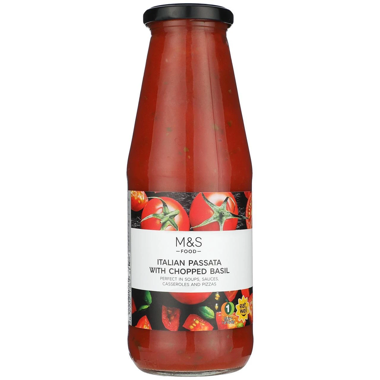 M&S Italian Passata With Chopped Basil 690g(M S Italian Passata With Chopped Basil 690g) 1 M&S Italian Passata With Chopped Basil 690g(M S Italian Passata With Chopped Basil 690g)