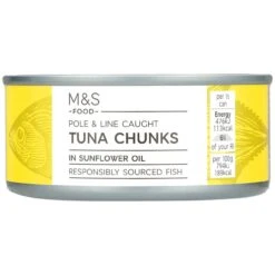 M&S Tuna Chunks In Sunflower Oil 160g(M S Tuna Chunks In Sunflower Oil 160g)