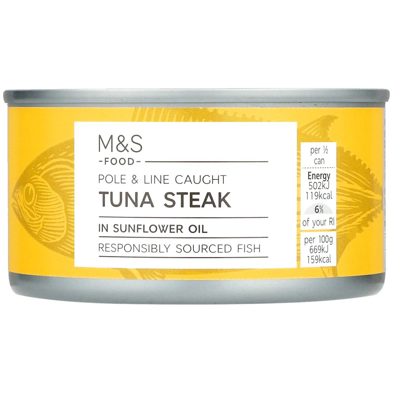M&S Tuna Steak In Sunflower Oil 200g(M S Tuna Steak In Sunflower Oil 200g) 1 M&S Tuna Steak In Sunflower Oil 200g(M S Tuna Steak In Sunflower Oil 200g)