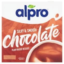 Alpro Smooth Chocolate Dessert 4 X 125g(Alpro Chocolate Soya Dessert 4 X 125g)