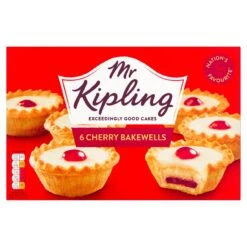 Mr Kipling Cherry Bakewells 6 Per Pack(Mr Kipling Cakes Cherry Bakewells 6 Pack By Mr Kipling)