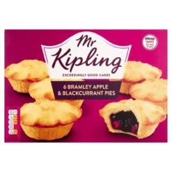 Mr Kipling Apple & Blackcurrant Pies 6 Per Pack(Mr Kipling Apple And Blackcurrant Pies 6 Pack 150g)