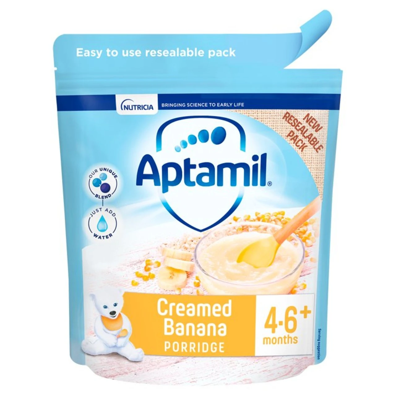 Aptamil Creamed Banana Porridge Baby Cereal 125g(Aptamil 4 Month Creamed Banana Porridge Packet 125g) 1 Aptamil Creamed Banana Porridge Baby Cereal 125g(Aptamil 4 Month Creamed Banana Porridge Packet 125g)
