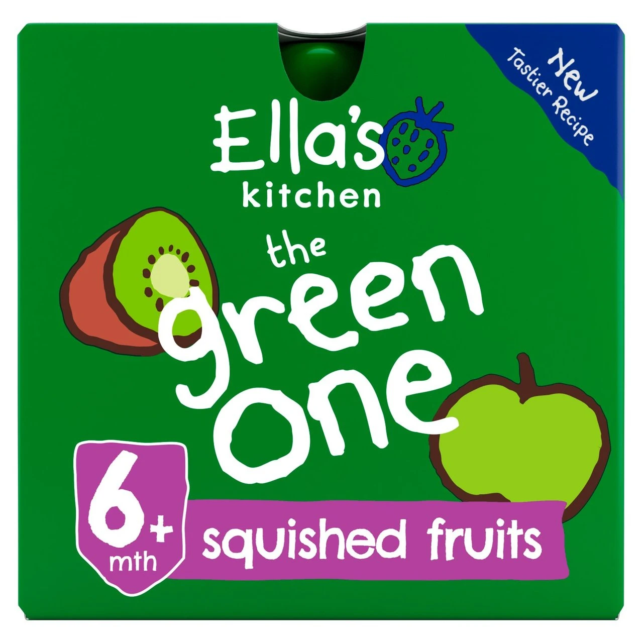 Ella's Kitchen Organic Smoothie Fruits The Green One 5 X 90g(Ellas Kitchen Organic Smoothie Fruits The Green One 5 X 90g) 1 Ella's Kitchen Organic Smoothie Fruits The Green One 5 X 90g(Ellas Kitchen Organic Smoothie Fruits The Green One 5 X 90g)