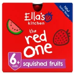 Ella's Kitchen Organic Smoothie Fruits The Red One 5 X 90g(Ellas Kitchen The Red One 5 X 90g)