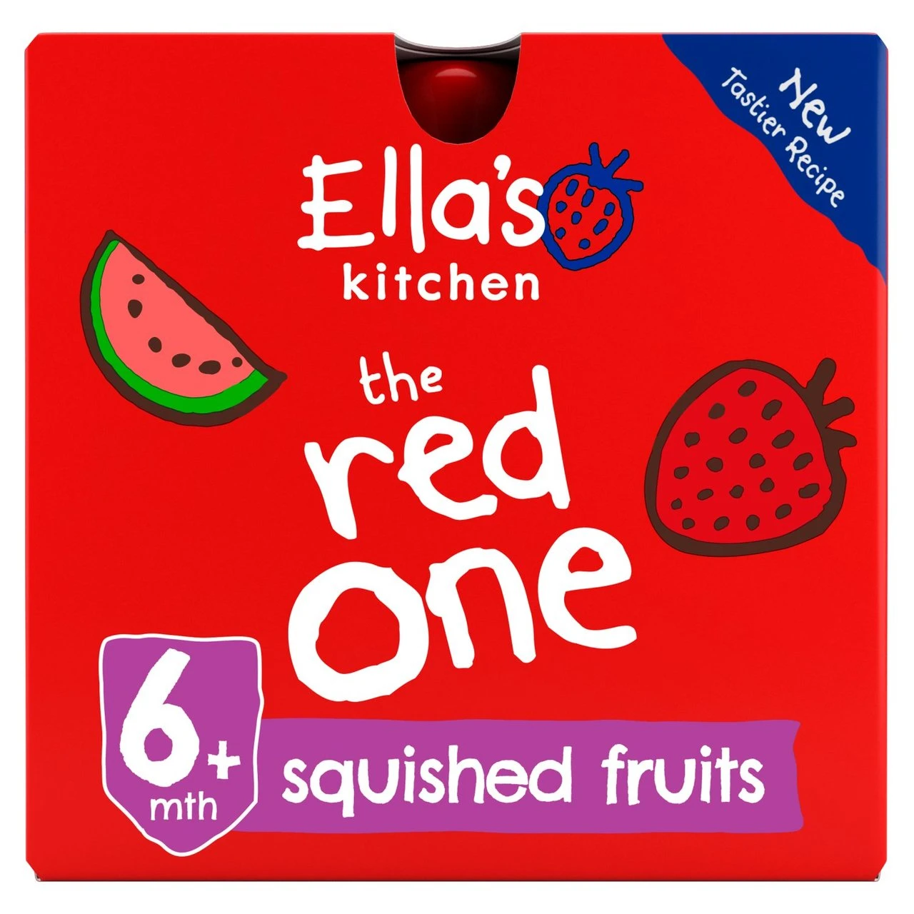 Ella's Kitchen Organic Smoothie Fruits The Red One 5 X 90g(Ellas Kitchen The Red One 5 X 90g) 1 Ella's Kitchen Organic Smoothie Fruits The Red One 5 X 90g(Ellas Kitchen The Red One 5 X 90g)