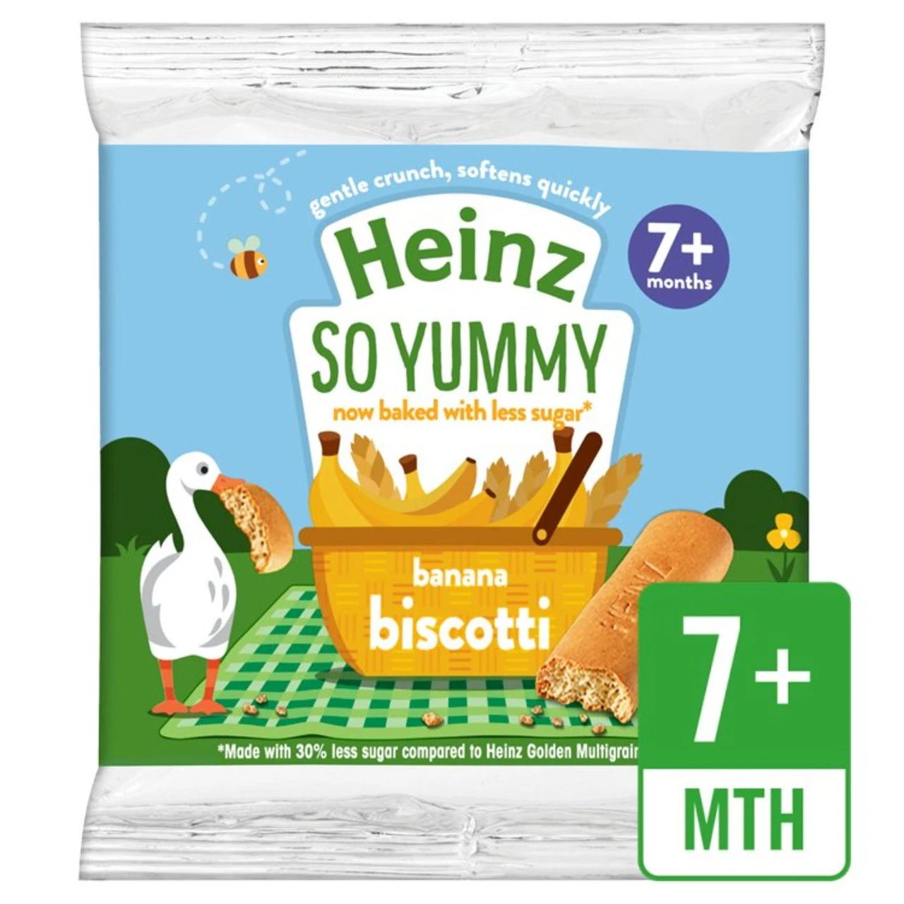 Heinz Banana Biscotti 7 Mths+ 60g(Heinz Banana Biscotti 7 Mths 4x60g) 1 Heinz Banana Biscotti 7 Mths+ 60g(Heinz Banana Biscotti 7 Mths 4x60g)