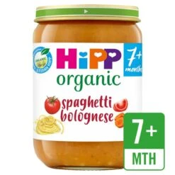 HiPP Organic Spaghetti Bolognese Baby Food Jar 7+ Months 190g(Hipp Organic Spaghetti Bolognese 7 Months 190g)