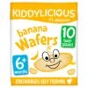 Kiddylicious Banana Wafers 6months+ 10 X 4g(Kiddylicious 20 Banana Wafers From 6 Months 10 X 4g)