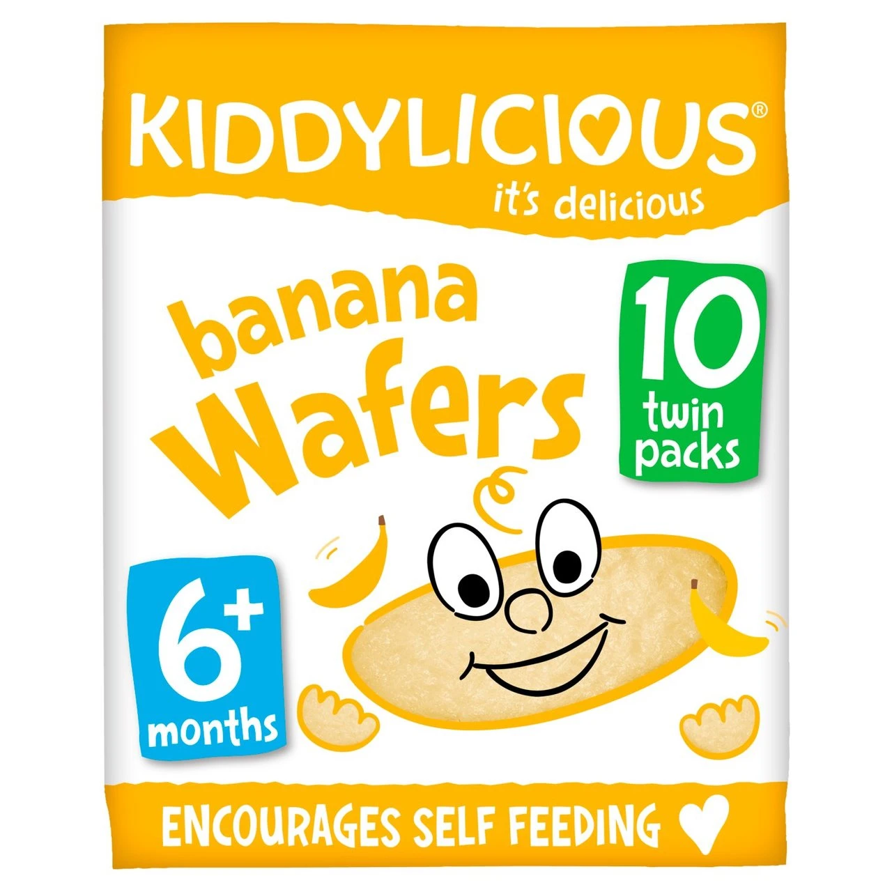 Kiddylicious Banana Wafers 6months+ 10 X 4g(Kiddylicious 20 Banana Wafers From 6 Months 10 X 4g) 1 Kiddylicious Banana Wafers 6months+ 10 X 4g(Kiddylicious 20 Banana Wafers From 6 Months 10 X 4g)