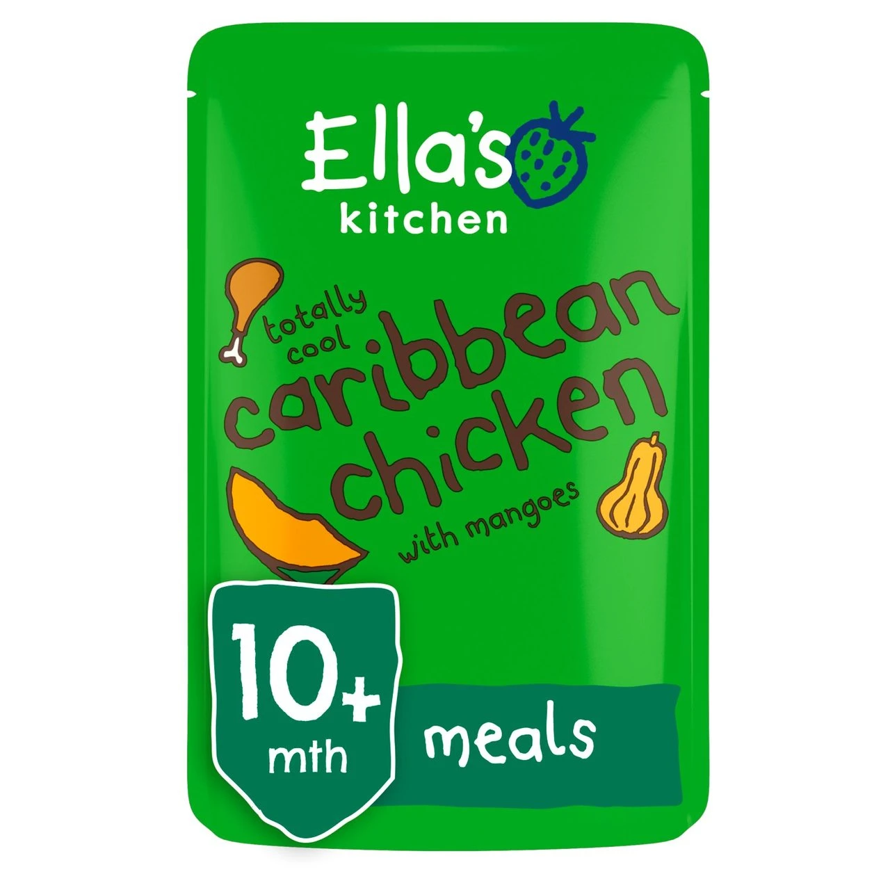 Ella's Kitchen Organic Carribbean Chicken Baby Pouch 190g(Ellas Kitchen S3 Caribbean Chicken 190 G X 1) 1 Ella's Kitchen Organic Carribbean Chicken Baby Pouch 190g(Ellas Kitchen S3 Caribbean Chicken 190 G X 1)