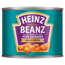 Heinz Baked Beans & Pork Sausages 200g(Heinz Baked Beanz And Pork Sausages 200g)