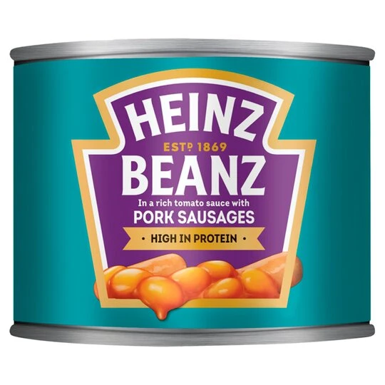 Heinz Baked Beans & Pork Sausages 200g(Heinz Baked Beanz And Pork Sausages 200g) 1 Heinz Baked Beans & Pork Sausages 200g(Heinz Baked Beanz And Pork Sausages 200g)