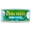 John West Tuna Chunks In Brine Pole & Line 145g(John West Pole Line Tuna Chunks In Sunflower Oil 185g)