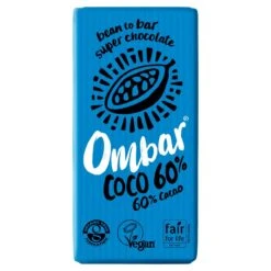 Ombar Coco 60% Chocolate 35g(Ombar 60 Coconut Raw Chocolate Bar 35g)