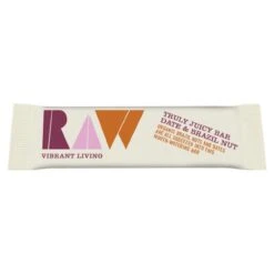 Raw Health Organic Truly Juicy Date & Brazil Nut Bar 46g(Raw Health Organic Truly Juicy Apricot Almond Bar 46g)